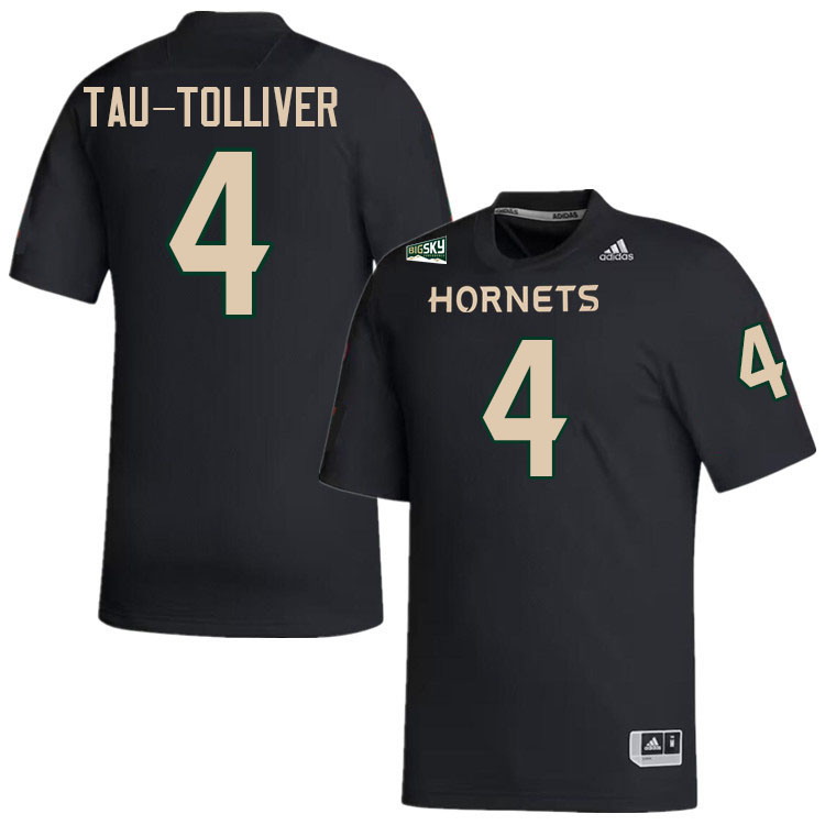 Elijah Tau-Tolliver SAC State Jersey,Sacramento State Hornets #4 Elijah Tau-Tolliver Jersey-Black